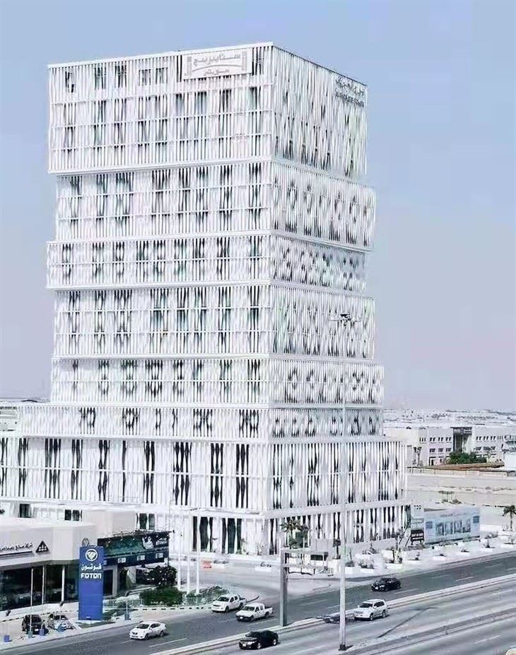 Luksuzni trgovački centar s 5 zvjezdica Hotel Dekoracija Aluminijska stropna ploča Twist Wall Clading Panel
