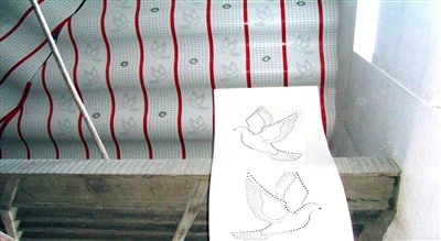 Uzorak Umjetnički zidni dekor Obložne ploče Perforirana aluminijska stropna ploča